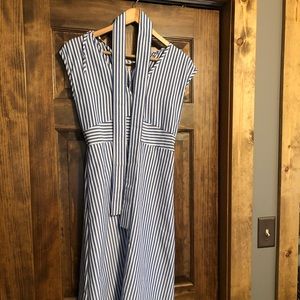 Blue gingham sundress